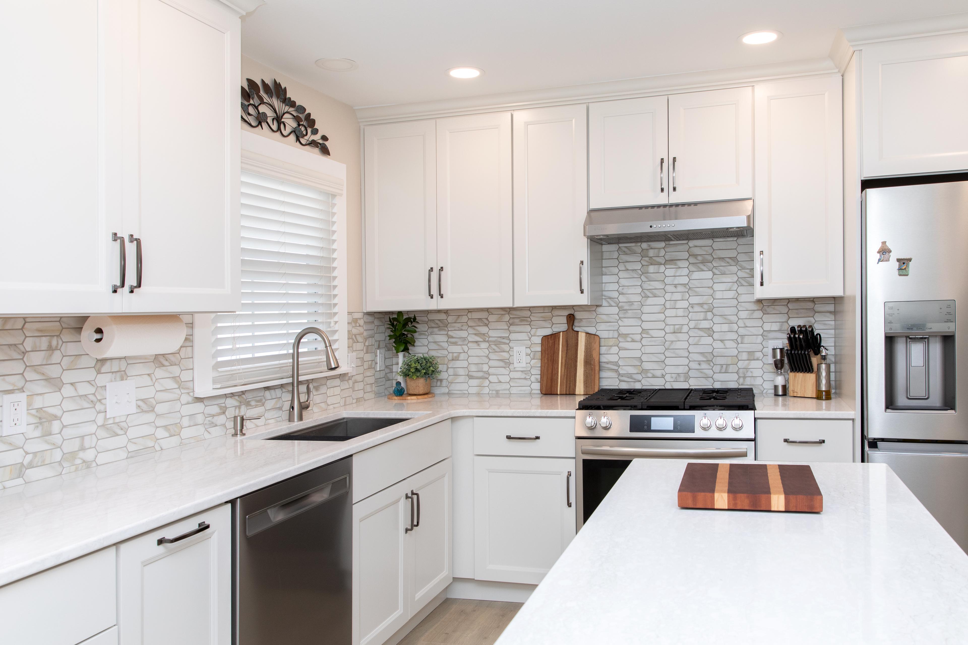 Kitchen with custom cabinetry